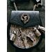Black Leather Semi Dress Sporran
