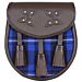 Blue Ramsay Tartan Sporran