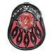 Black & Burgundy Leather Evan Hunting Sporran