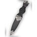Black Chrome Pop Top Celtic Design Sgian Dubh knife