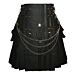 Black Cross Gothic Utility Kilt