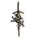 Lion Antique Kilt Pin