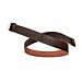 Masonic Embossed Brown Leather Kilt Belt