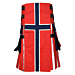 Norwegian Flag Utility Kilt