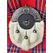 White Rabbit Fur Thistle Badge Full Dress Sporran