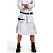 White Cotton Working Utility Kilt