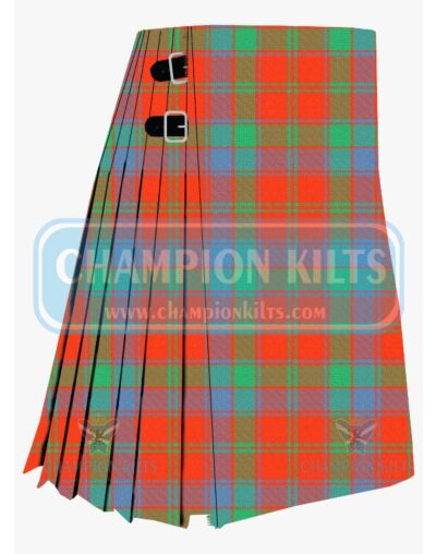 Ancient Robertson Red Tartan Kilt