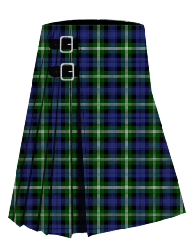Baillie Modern Green Tartan Kilt