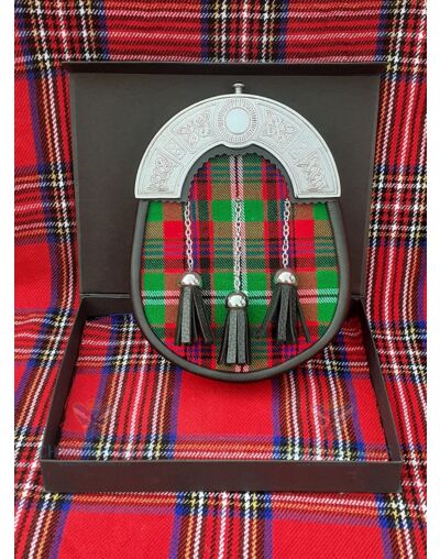 Chrome Cantle Tartan Sporran