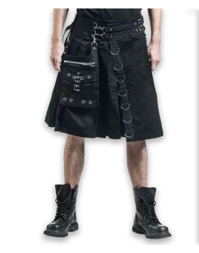 Black Gothic Kilt