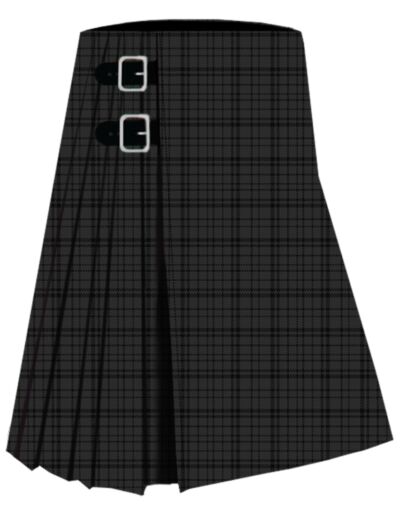 Black Shadow Tartan Kilt