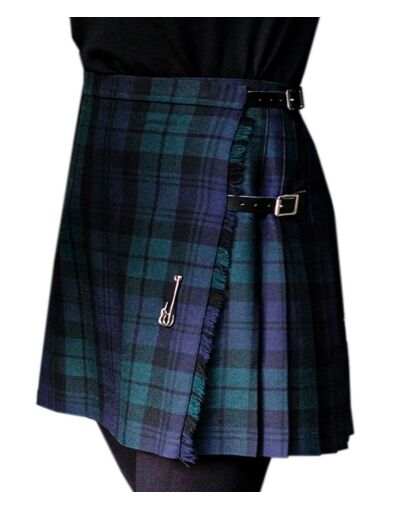 Women's Black Watch Tartan Kilt