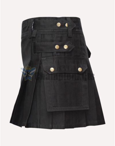 Black Utility Kilts For Women