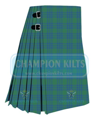 Blue Green Montgomery Ancient Tartan Kilt