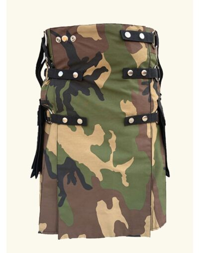 Woodland Camouflage Gothic Kilt