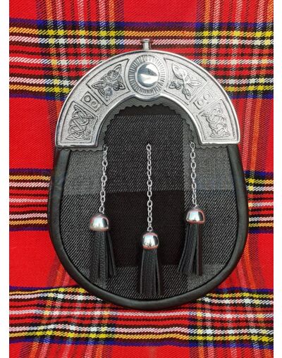 Douglas Grey Tartan Sporran