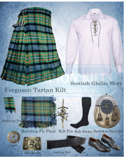 Ferguson Tartan Casual Kilt Outfit