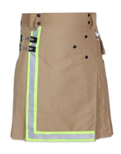 Firefighter Khaki Utility Kilt