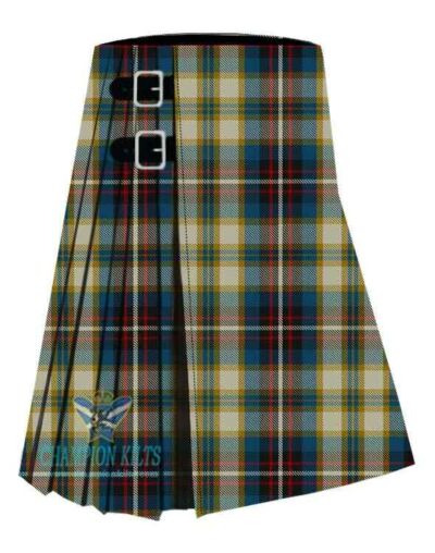 Gray John Hamilton Tartan kilt