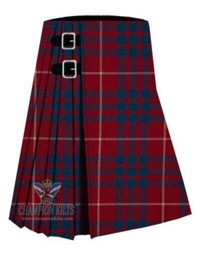 Hamilton Red Muted Tartan Kilt