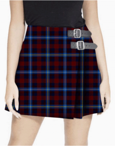 Highland Titles Tartan Kilt For Women
