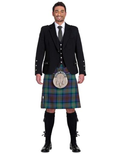 Isle of Skye Tartan Premium Argyll Kilt Outfit
