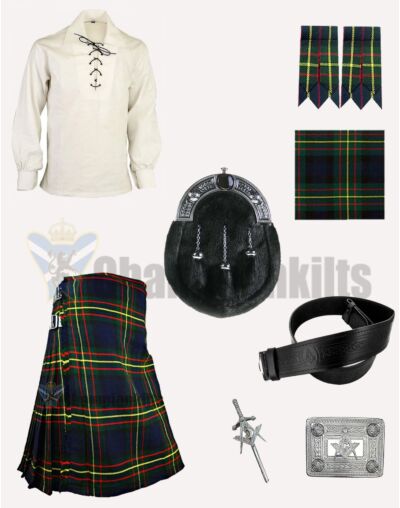 Highland Maclaren Tartan Kilt Package