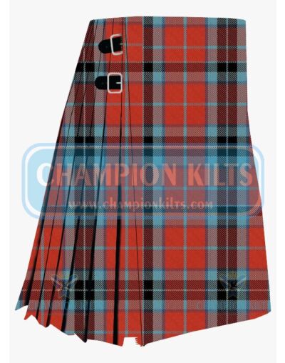 MacTavish Clan Ancient Red Tartan Kilt