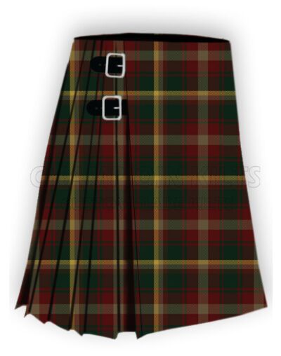 Maple Leaf Tartan Kilt