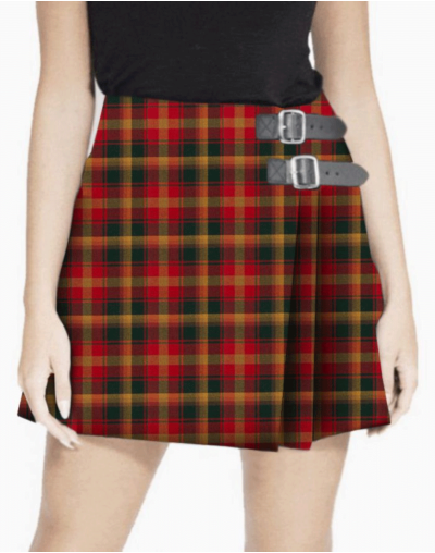 Maple Leaf Tartan Women Kilt