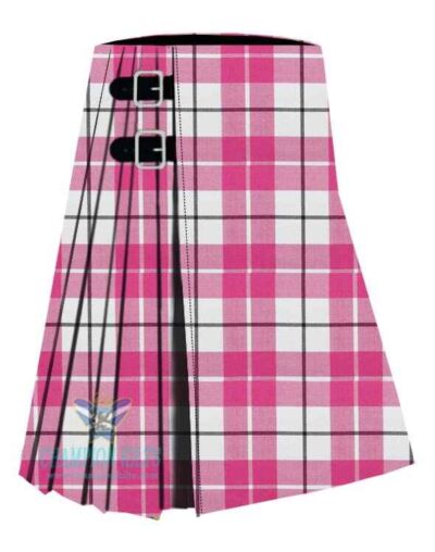 McRae of Conchra Dress Raspberry Tartan Kilt
