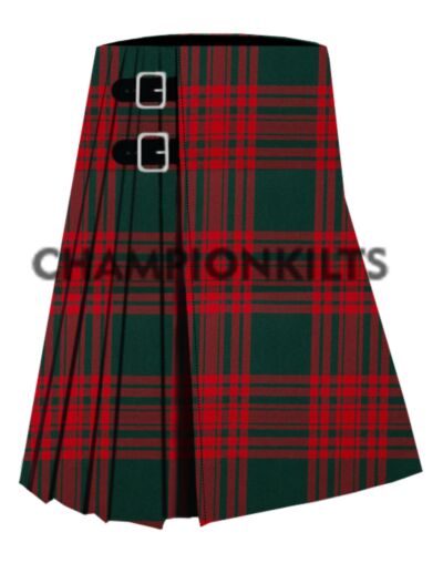 Menzies Green Modern Tartan Kilt