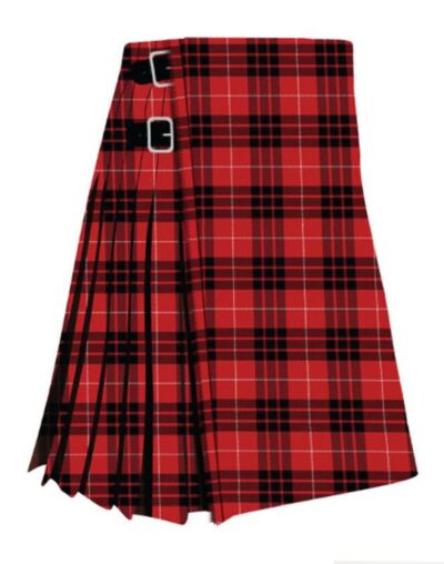 Munro Black And Red Tartan Kilt