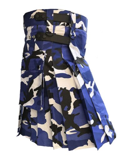 Navy Camouflage Kilt