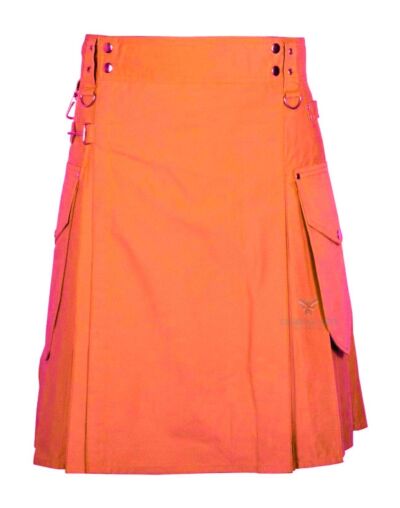 Orange Utility Kilt