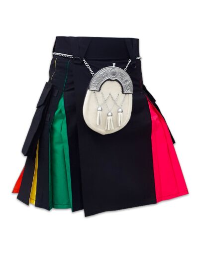 Pan Pride Hybrid Kilt With Dress Sporran