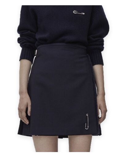 Women Plain Black Tartan Kilt