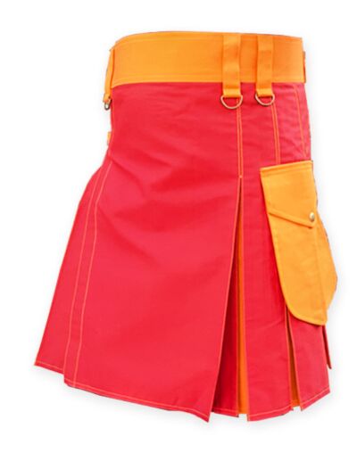 Red And Orange Utility Kilt