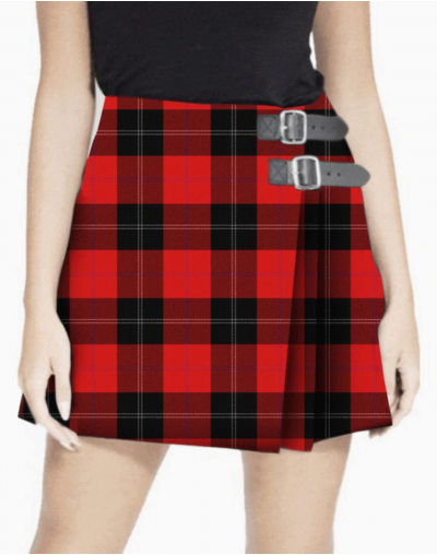 Red Ramsay Tartan Women's Kilt