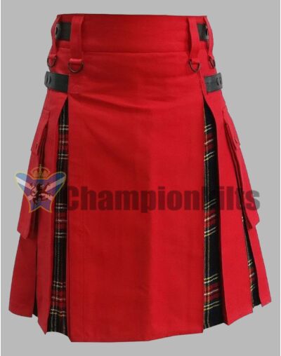 Red Hybrid Kilt