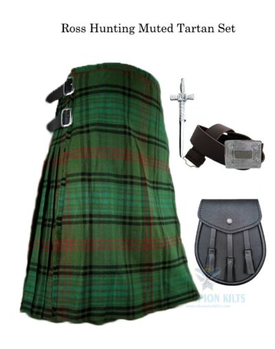 Ross Hunting Muted Tartan Set