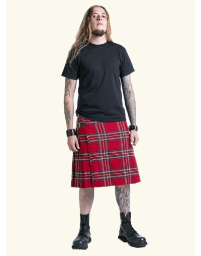 Royal Stewart Tartan Modern Kilt For Men