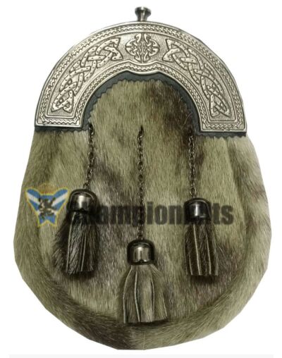 Scottish Kilt Dress Sealskin Sporrans
