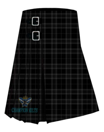 Spirit of Glyndwr Grey tartan kilt