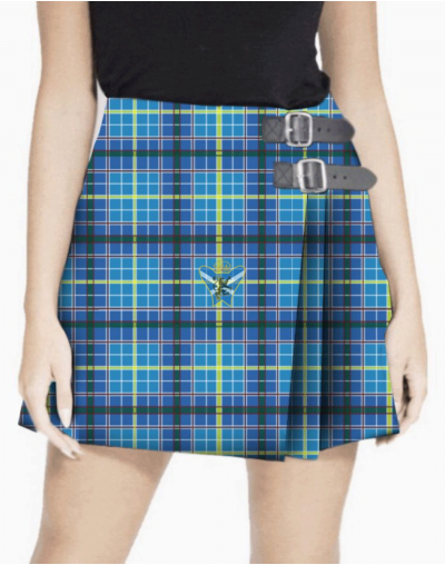 Texas Bluebonnet Tartan Women Kilt