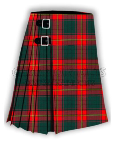 Ulster Red Tartan Kilt