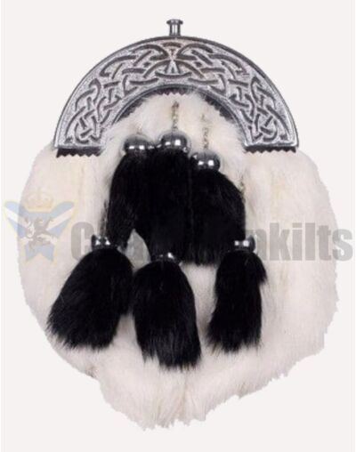 White Rabbit Fur Dress Sporran