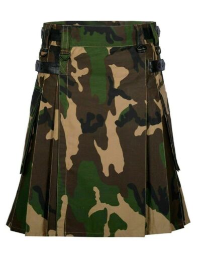 Woodland Camouflage Utility Kilt